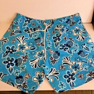 New Oriental Trading Mens Sz XL Swimming Trunks Bl